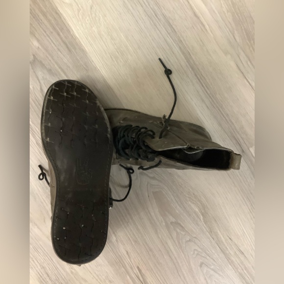 Distressed Leather Boots by John Varvatos - Picture 3 of 4